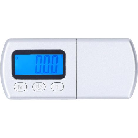96x43x20mm, Stylet à Plateau Tournant Numérique, Jauge De Force, 5g 0.01g, Mini Balance De Bijoux De Poche pour Médecine en Poudre(Argent) (1/5)