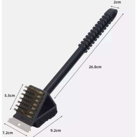 3-in-1 BBQ Cleaning Brush, BBQ Brush, Cleaning Brush, BBQ Cleaning Tools, BBQ Accessories, Camping BBQ Accessories (1/3)