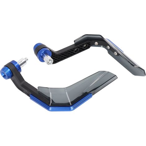 Paramani per moto in lega di alluminio, 22 mm, universali, per Sport, Dirt Bike, ATV MX, Motocross, blu. (1/5)