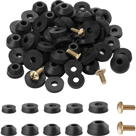 Kit de 58 rondelles pour robinetterie — Réparation des joints toriques et rondelles en caoutchouc pour robinetterie (1/5)
