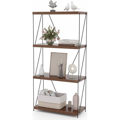 4-Tier Multipurpose Display Rack Industrial Storage Shelving Unit (1/5)