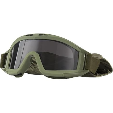 Motorradbrille für Herren mit stoßfesten, mit Polyestercarbonat verstärkten Gläsern – hochauflösende und langlebige Schutzbrille. (1/3)