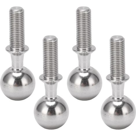 4 Pièces Vis à Rotule en Acier Inoxydable pour ARRMA INFRACTION 6S 1/7, TYPHON 6S 1/8 Voiture RC Argent (1/5)