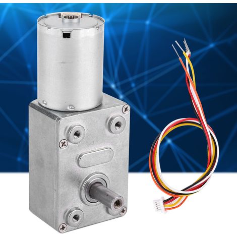 Moteur à vis sans balais CC 12/24 V, réducteur de vitesse, 4 à 150 tr/min (12 V 90 tr/min) (1/5)