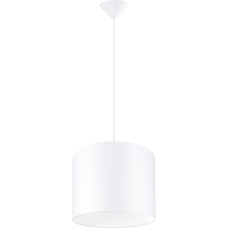 Runde weiße Hängeleuchte Ø30 cm NOVA 1xE27 15W SL.1403 Sollux Lighting (1/5)