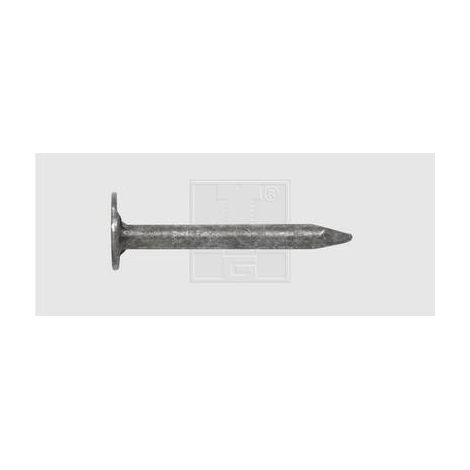 SWG Clavo para tela asfáltica DIN 1160, cincado por inmersión en caliente 2,5 x 25,1 kg-9785252570