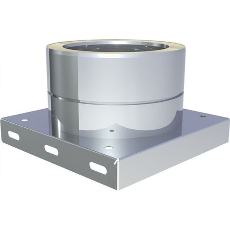 Plaque de base Ø 180 mm avec collecteur de condensat en bas