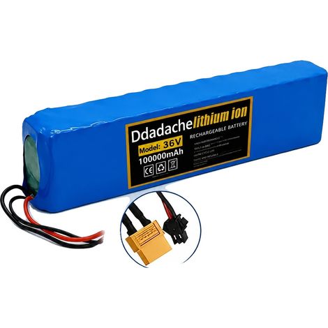 Batterie, capacité de 100Ah, système de gestion de batterie intégré, XT60-SM (1/2)