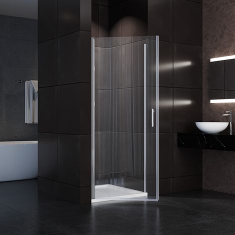 Nischentür 86x195 cm Duschtür Duschkabine Duschabtrennung NANO Glas Dusche