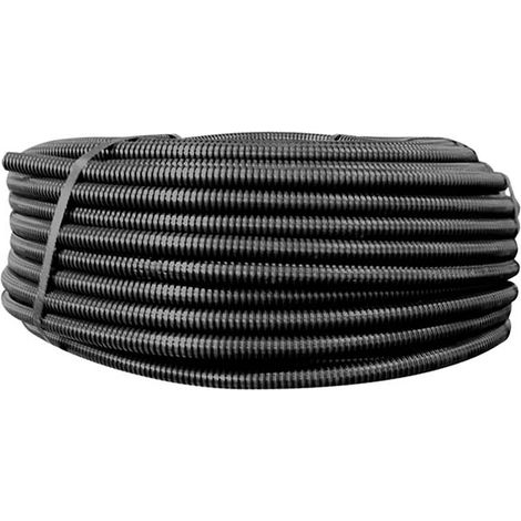 ELETTROCANALI Tubo corrugato in pvc 3321 nero, diametro 20 mm - 50 metri