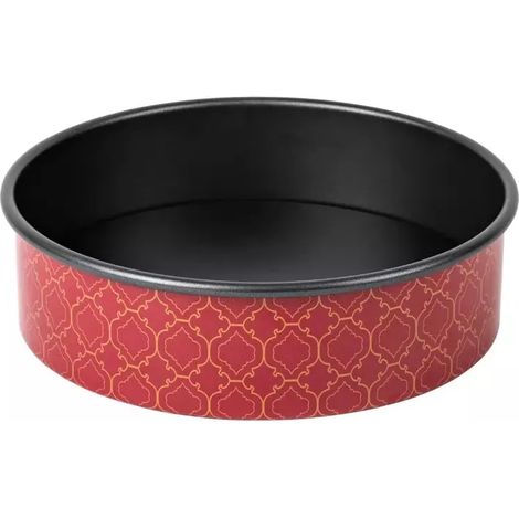 Stampo da forno rosso 23 cm con fondo amovibile