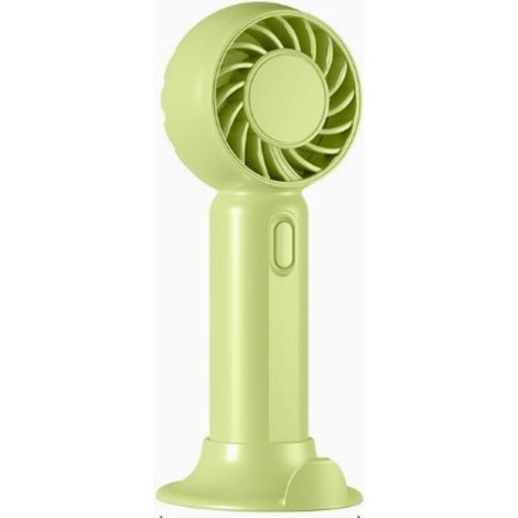 Dieser tragbare Mini-Ventilator verfügt über drei einstellbare Geschwindigkeitsstufen und ist somit ideal für den täglichen Gebrauch durch Schüler und Studenten geeignet. (Grün) (1/5)