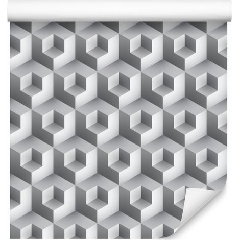 Papel pintado abstracto modernista en 3D para salón y dormitorio, 50x1000 cm. (1/5)
