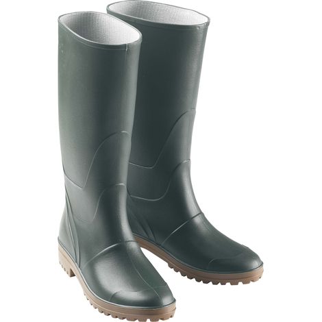 Stivali Adulto Ginocchio in PVC Misura 42 Rama Verdi (1/2)