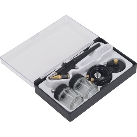 Kit d'aérographe sans Fil, Pot à Action Unique, Mini Petit pour Modèle de Couleur de Peinture en Aérosol, Plante en Pot Miniature, Accessoire de Jardin Féerique (1/5)