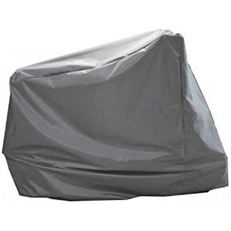 Housse de protection pour vélo d'appartement (gris) 124 x 58 x 117/147 cm, housse de protection pour vélo d'intérieur vertical et tissu Oxford imperméable, idéale pour une utilisation en intérieur (1/4)