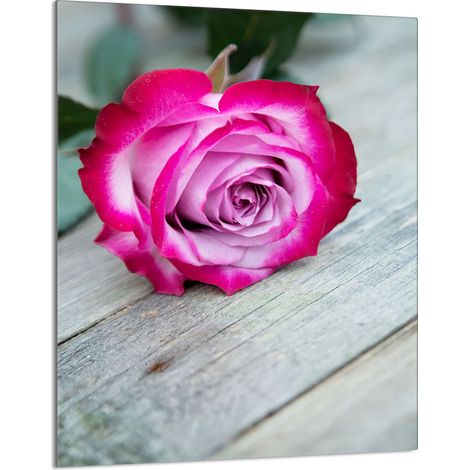 Glasschneidebrett 40x52 Rose (1/5)