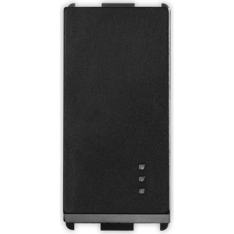 Pulsante 1 polo 10A Nero illuminabile serie Pixia Master 14005