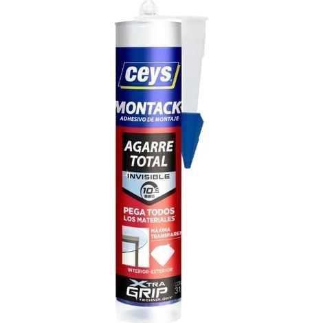 Adhesivo de Montaje CEYS Montack - Invisible Cartucho Profesional 315g 507261 (1/5)