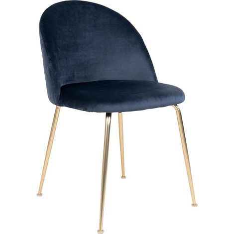 Chaise de salle à manger Florence - Bleu (1/5)
