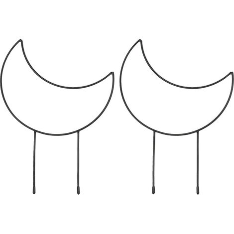 Estructura de soporte [Enrejado geométrico de hierro negro] Macetero de 2 piezas, estable y duradero para un crecimiento exuberante en el balcón. (1/5)