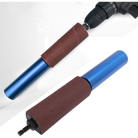 Bâtonnets de ponçage pour le travail du bois, le ponçage du bois, du métal, du plastique et de la pierre, mini ponceuse à bande, accessoires pour perceuse électrique, convertisseur de batterie au lith (1/5)
