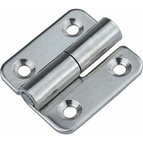 Paquet de 6 charnières amovibles 1.5 petites charnières de drapeau à joint coulissant charnières de porte amovibles en acier inoxydable 304 main droite (1/5)