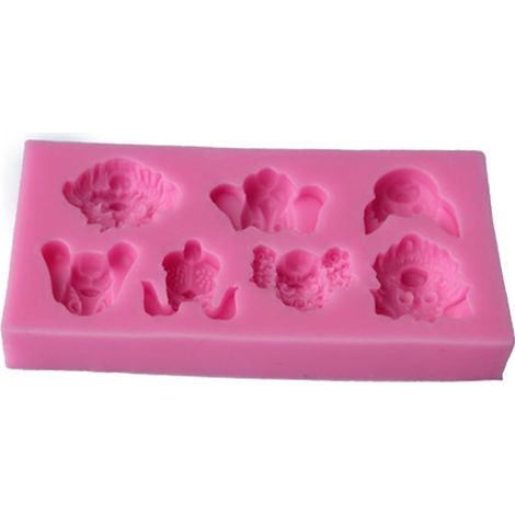 Moules à chocolat, moules à bonbons en forme de chien de dessin animé, moule à gâteau, moule à pâtisserie en silicone, moule à fondant pour la maison et la cuisine, outils de pâtisserie DIY (1/5)