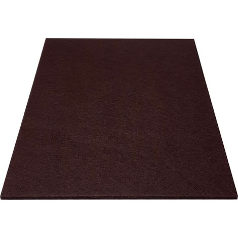 Cyclingcolors – Patin pour meuble autocollant 300x210mm – Épaisseur 5mm – Antidérapant pour parquet – Protection pieds de table et chaise marron