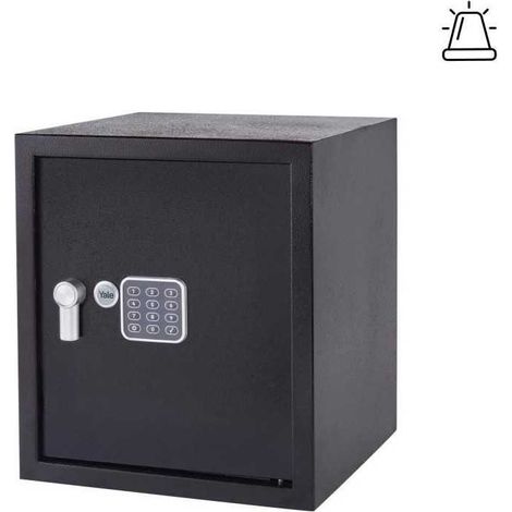 Coffre-fort Électronique a Alarme - YALE - YEC/390/DB2 - Large 40L - 39x35x36cm