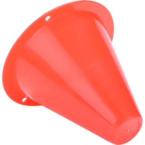 10 cônes d'entraînement football plastique rouge, matériel d'entraînement sportif (1/5)