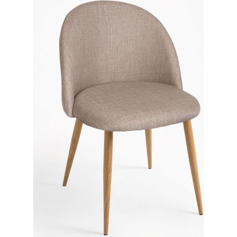 Sillas Comedor - Silla Vint Tela - Beige