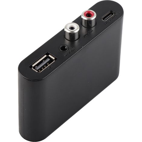 Adaptateur Bluetooth 5.2 pour Voiture avec Connexion USB, Carte SD et Sorties Audio RCA/Jack 3.5mm (1/5)