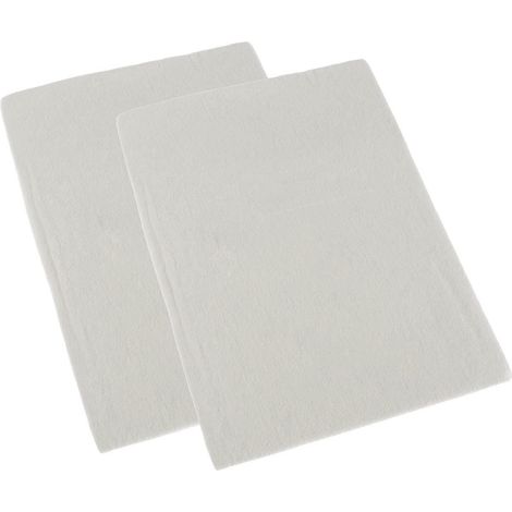 HOMESCAPES Cream Brushed Cotton Fitted Cot Sheet Pair 100% Cotton, 60 x 120 cm