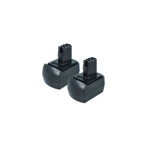 Batterie 2x 3000 mAh NiMH 12V – Compatible Metabo BZ 12 SP, SSP 12, BSZ 12 – Autonomie prolongée pour outils électriques - BS 12 SP
