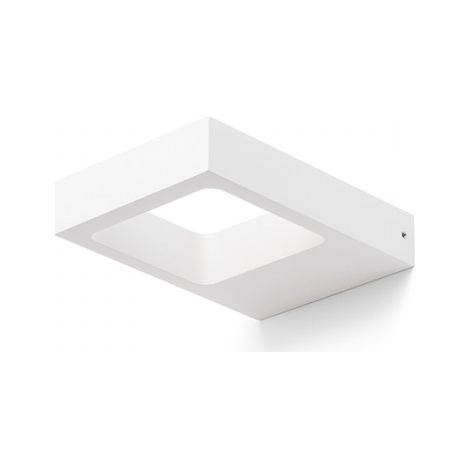 Faretto LEA da parete bianco 230V LED 6W 3000K