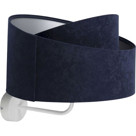 Applique murale velours design pour chambre ambiance douce - Gris velours avec intérieur argenté (1/5)