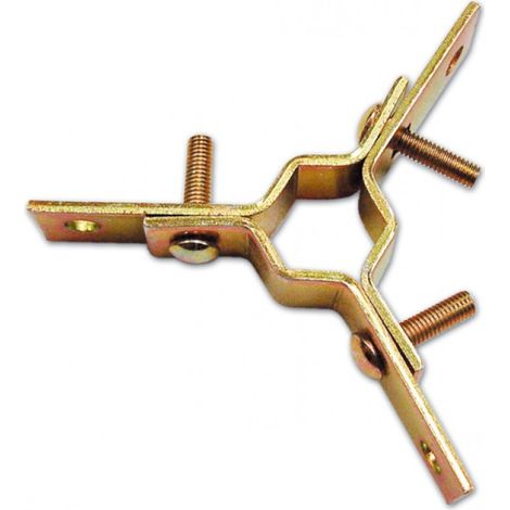 Collare di Fissaggio per Antenne profilo Piatto in Acciaio Tropicl Art 758 25 Pz