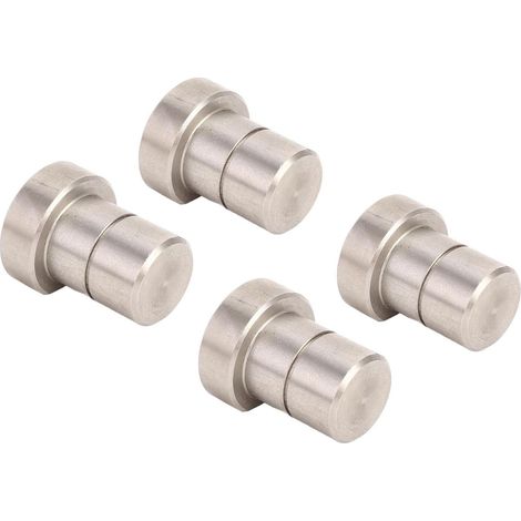 Butées de table durables en acier inoxydable pour établis MFT, ensemble de 4 pièces - idéal pour une utilisation avec des dispositifs de fixation. (1/5)