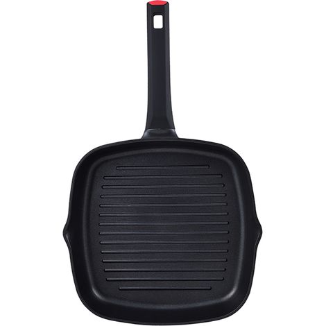 SARTEN ASADOR 28x28x5 cm, en aluminio fundido, inducción, ENERGY (1/5)