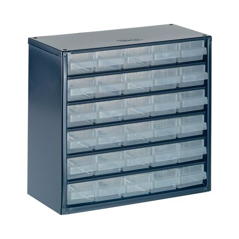 raaco 630-00 Kleinteilemagazin (B x H x T) 306 x 283 x 150 mm Anzahl Fächer: 30 Inhalt 1 St. (1/3)