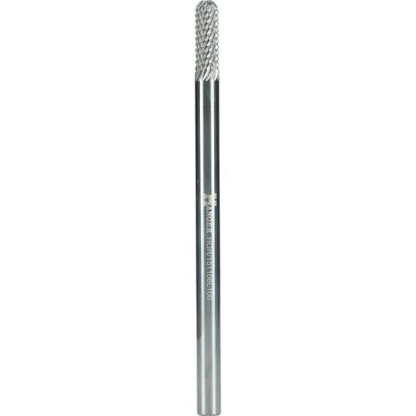 FRAISE CARBURE CYLINDRIQUE À BOUT ROND 6 X 18 MM LONGUEUR 100 MM - HANGER - 151106L100