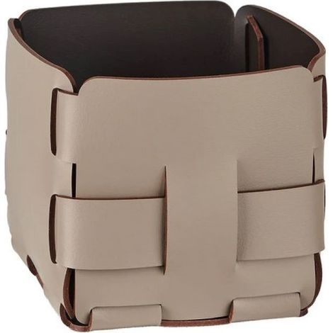 COLOMBO DESIGN Cestino Minibottega Cappuccino/Choco , 12X12 H13 serie ADJ codice prod: BADJ1013-0406