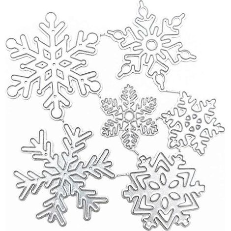 Weihnachtsschneeflocken-Stanzschablone für DIY-Scrapbooking-Albumpapier