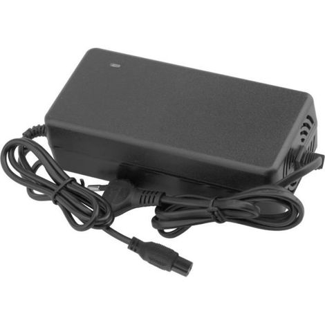 1 Chargeur Batterie 54,6V 2A Li-ION, DC 5,5mm, Connecteur 3 Broches XLR, GX16, GX12, Adaptateur Secteur pour Vélo Électrique (1/5)