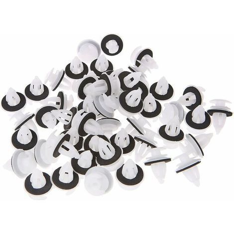 50Pcs Clips De Panneau De Porte De Voiture avec Bague D'étanchéité pour E34 E36 E38 E39 E46 M3 M5 Z3 X5 (1/4)