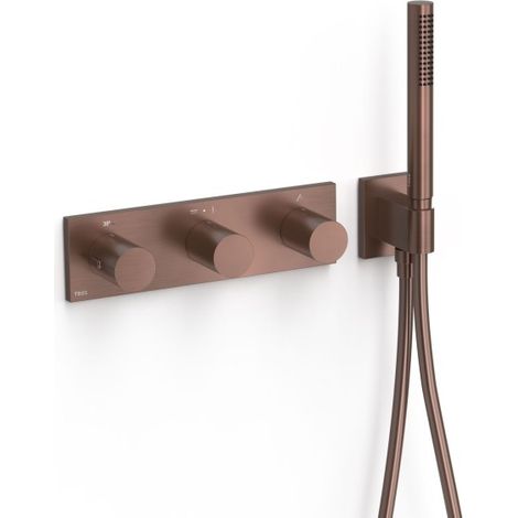 Robinet thermostatique encastré à 3 voies B-system Volcanic - TRES 30735301VO