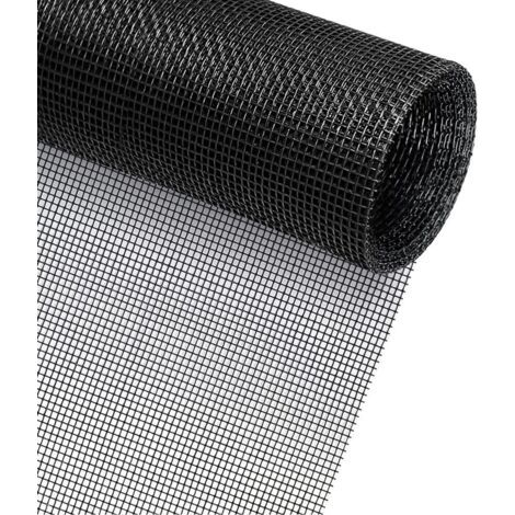 Moustiquaire Fenetre 100 x 150 cm, Filet Moustiquaire Découpable Indéchirable, Maille d'Écran Anti-Mouches, Anti-Insectes, DIY Écran de Fenêtre (1 Pièces) (1/5)