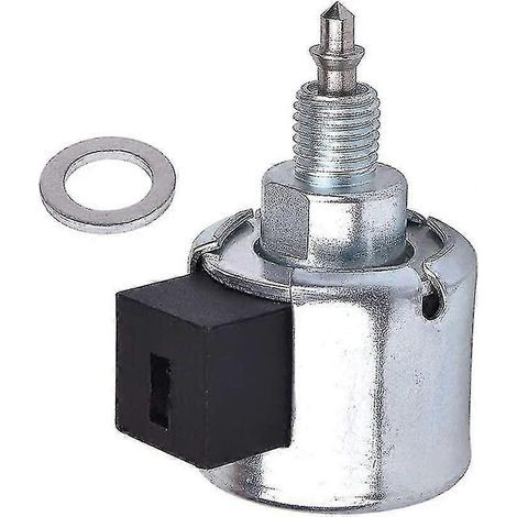 846639 Fuel shut-off solenoid valve with replacement gasket for Briggs & Stratton garden engine 33R777-0 (1/5)