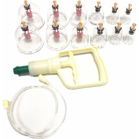 Ventouses avec pompe à vide pour traitement et massage (12 pièces)-AquaForge (1/5)